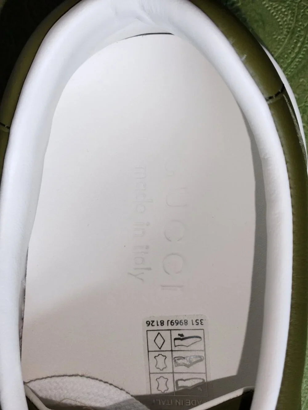 NIB Gucci G74 Web Low sneakers G 8.5 US 9